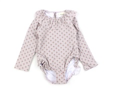 Lil Atelier violet ice floral swimsuit